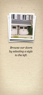 Browse our doors by selecting a style to the left.
